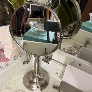 Elegant Silver Vanity Mirror